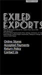 Mobile Screenshot of exiledexports.com